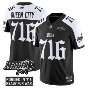 Queen City 716 #716 Buffalo Bills BUF 'Gothic Cold Front Edition' Vapor Limited Jersey V2 - All Stitched