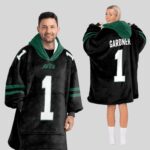 Adult A.S.G 1 New York J Football Unisex Blanket Hoodie