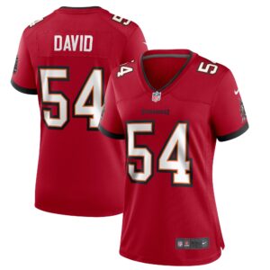 Lavonte David Tampa Bay Buccaneers  Women's Game Jersey - Red