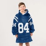 Kid 84 Indianapolis Football Unisex Blanket Hoodie