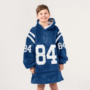 Kid 84 Indianapolis Football Unisex Blanket Hoodie