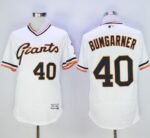 San Francisco Giants #40 Madison Bumgarner White Flexbase Collection Cooperstown Stitched Jersey