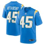 Jeremiah Attaochu Los Angeles Chargers  Home Game Player Jersey - Powder Blue