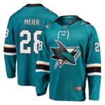 Timo Meier San Jose Sharks Home Premier Breakaway Player Jersey - Teal