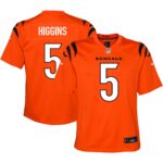 Tee Higgins Cincinnati Bengals  Youth Game Jersey - Orange