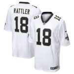 Spencer Rattler New Orleans Saints 2024 Draft Game Player Jersey - White