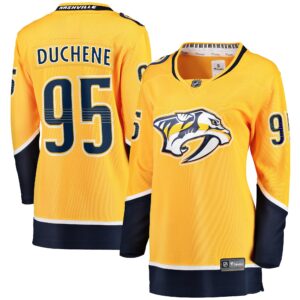 Matt Duchene Nashville Predators Women's Home Premier Breakaway Player Jersey - Gold