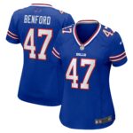 Christian Benford Buffalo Bills  Women's Game Jersey - Royal