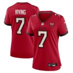 Bucky Irving #7 Tampa Bay Buccaneers Women's 50th Season Team Game Jersey - Red