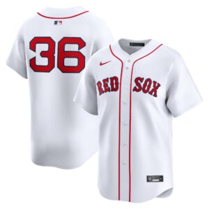 Men's Boston Red Sox #36 Triston Casas  White Home Limited Player Jersey