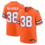 Jaleel McLaughlin Denver Broncos Mile High Collection 1977 Throwback Player Game Jersey - Orange