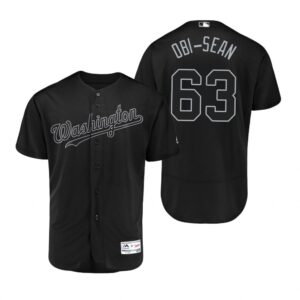 Washington Nationals Sean Doolittle Obi-Sean Black 2019 Players Weekend Nickname Jersey