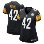 James Pierre Pittsburgh Steelers  Women's Team Game Jersey - Black