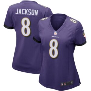 Lamar Jackson Baltimore Ravens Women's Game Player Jersey - Purple