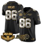 Dalton Kincaid #86 Buffalo Bills BUF 2025 Bills Mafia Patch Gold Vapor Limited Jersey - All Stitched