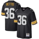 Jerome Bettis Pittsburgh Steelers  Big & Tall 1996 Retired Player Replica Jersey - Black