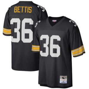 Jerome Bettis Pittsburgh Steelers  Big & Tall 1996 Retired Player Replica Jersey - Black