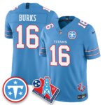Treylon Burks #16 Tennessee Titans Vapor F.U.S.E. Limited Jersey -  Light Blue