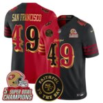 San Francisco #49 San Francisco 49ers SF 2025 "Rivalries" 5x Champions & Faithful To The Bay Patch Vapor Limited Jersey - All Stitched