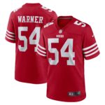 Fred Warner San Francisco 49ers  Women's Team Game Player Jersey - Scarlet