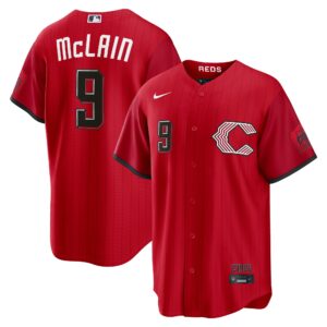 Cincinnati Reds Matt McLain #9 Red 2026 City Connect Stadium Jersey