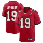 kameron johnson #19 Tampa Bay Buccaneers Away Game Jersey - Red