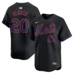 Men's New York Mets Pete Alonso  Black Alternate Limited Player Jersey