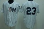 New York Yankees #23 Don Mattingly Stitched White Jersey