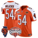 Brian Urlacher #54 Chicago Bears CHI 2025 NFC North Champions Patch Jersey V2 - All Stitched