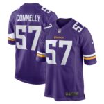 Ryan Connelly Minnesota Vikings Game Jersey - Purple