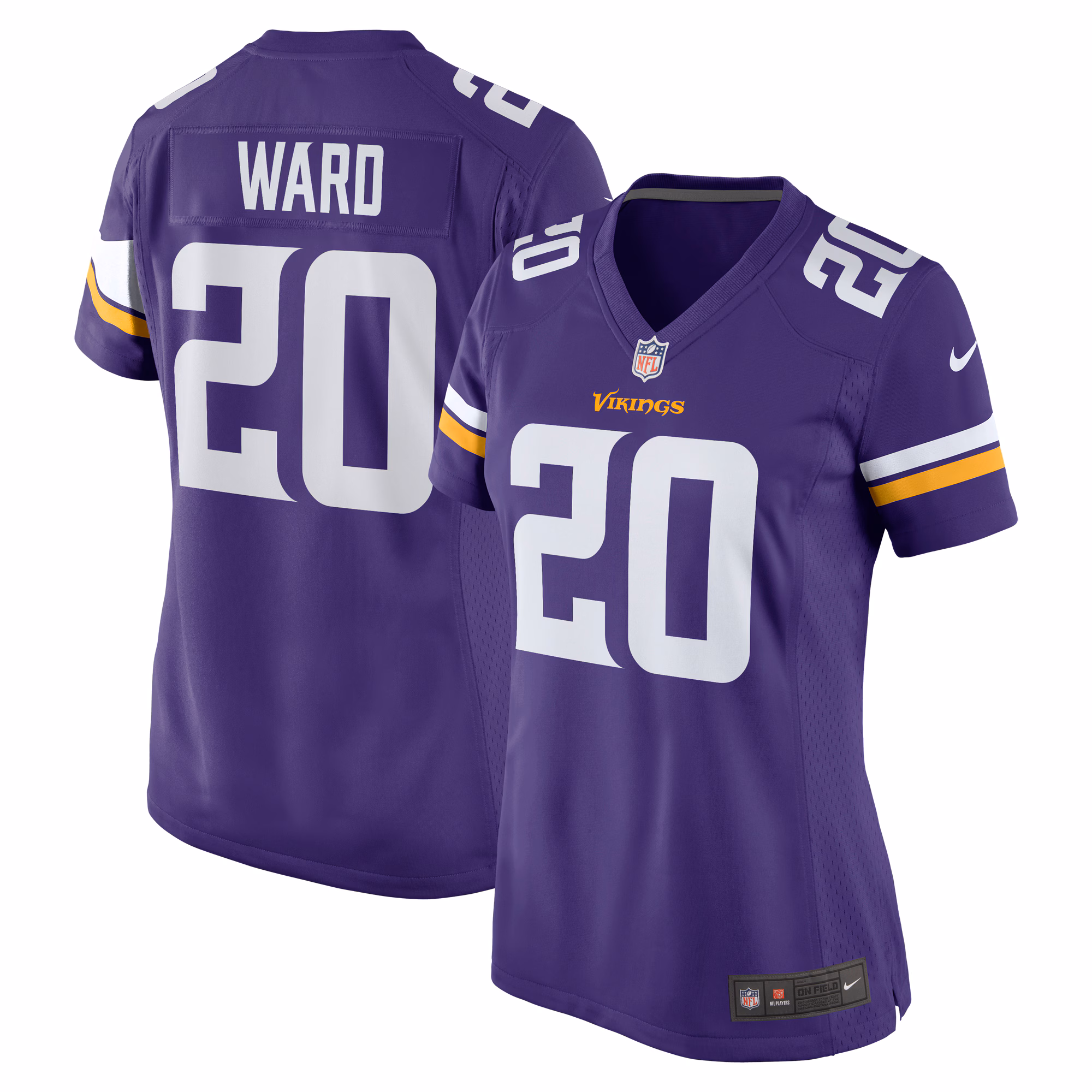 Jay Ward Minnesota Vikings Women's Game Jersey - Purple