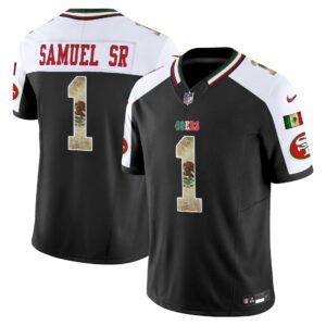 Deebo Samuel # 1 San Francisco 49ers Mexico Vapor Limited Jersey V4 - All Stitched