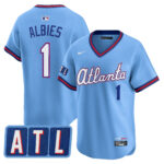 Ozzie Albies #1 Atlanta Braves 2026 City Connect Vapor Premier Limited Jersey - All Stitched