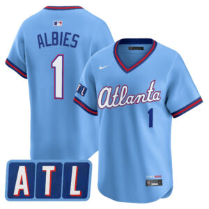 Ozzie Albies #1 Atlanta Braves 2026 City Connect Vapor Premier Limited Jersey - All Stitched