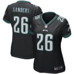 Miles Sanders Philadelphia Eagles  Women's Game Jersey - Black