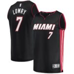 Kyle Lowry Miami Heat  Fast Break Replica Jersey - Icon Edition - Black