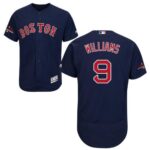 Boston Red Sox #9 Ted Williams Navy Blue Flexbase Collection 2018 World Series Champions Stitched Jersey