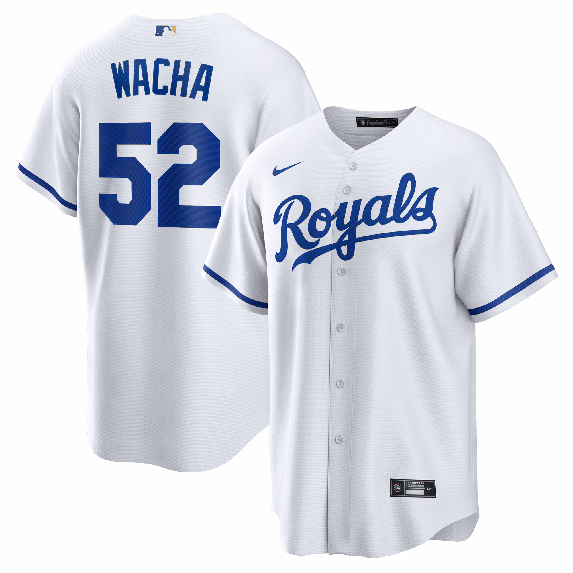 Kansas City Royals Michael Wacha #52 White Home Replica Jersey