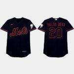 Pete Alonso Nickname Mets 2021 Players Weekend Polar Bear Black Men's Jersey
