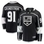 Carl Grundstrom Los Angeles Kings Home Breakaway Player Jersey - Black