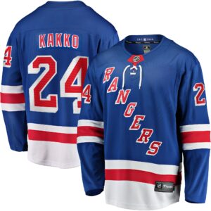 Kaapo Kakko New York Rangers Home Premier Breakaway Player Jersey - Blue
