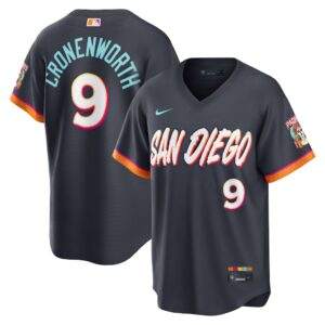 Jake Cronenworth #9 San Diego Padres Obsidian 2026 City Connect Stadium Jersey
