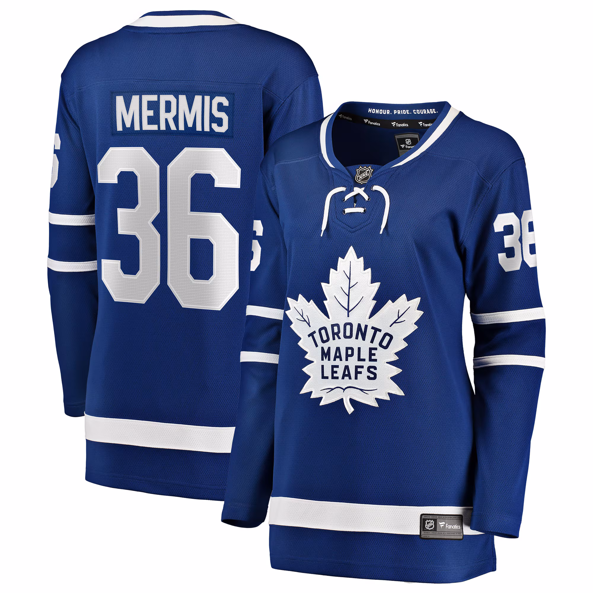 Women's Toronto Maple Leafs Dakota Mermis #36 Fanatics Blue Home Breakaway Jersey