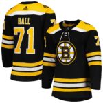 Taylor Hall Boston Bruins  Primegreen Authentic Pro Home Player Jersey - Black