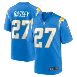 Essang Bassey Los Angeles Chargers  Game Jersey -  Powder Blue