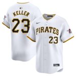 Men's Pittsburgh Pirates Mitch Keller  White Home Limited Player Jersey