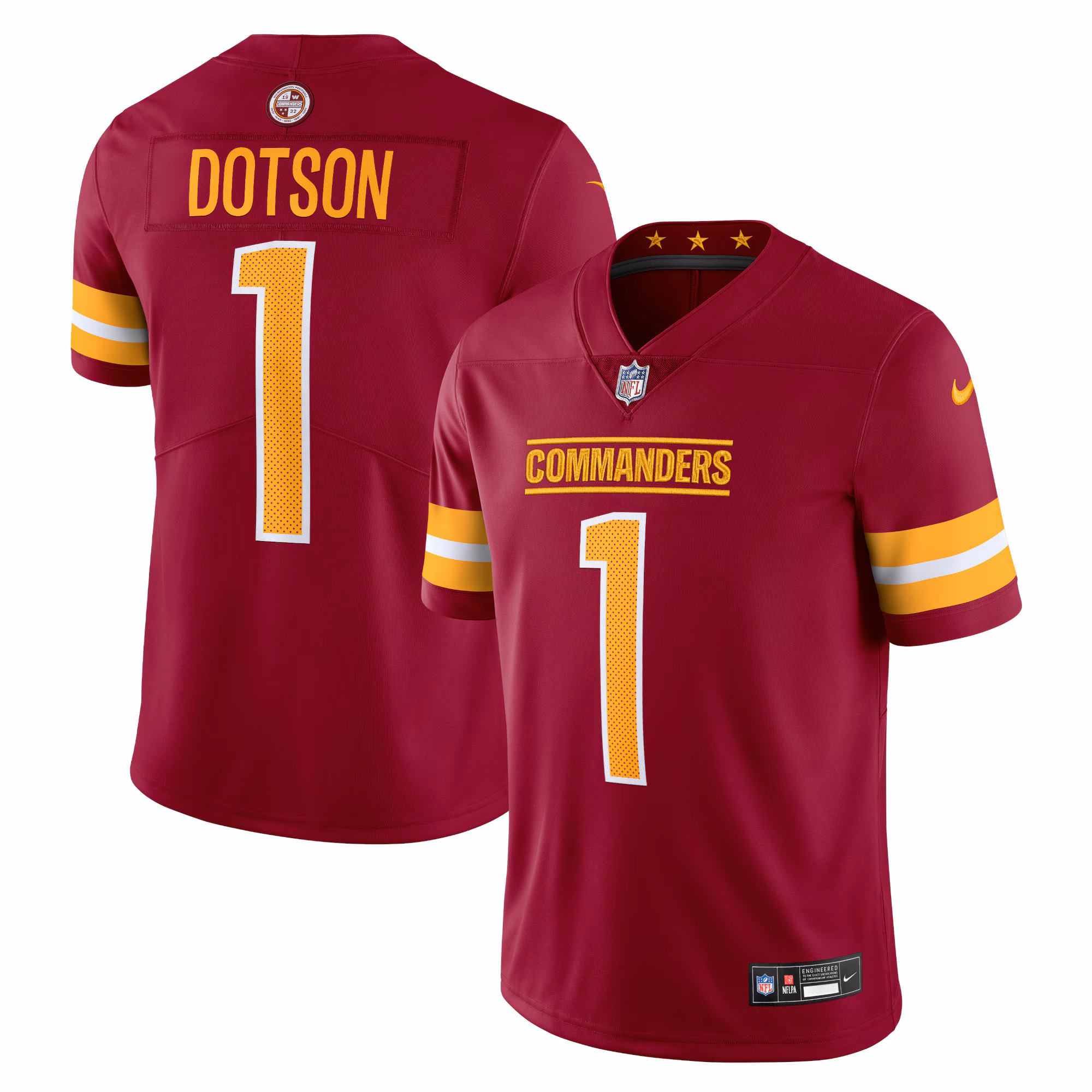 Jahan Dotson Washington Commanders  Vapor Untouchable Limited Jersey - Burgundy