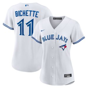 Bo Bichette #11 Toronto Blue Jays Women's Home Replica Jersey - White