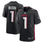 Jeff Okudah Atlanta Falcons Game Player Jersey - Black