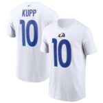 Men's Cooper Kupp White Los Angeles Rams Name & Number T-Shirt